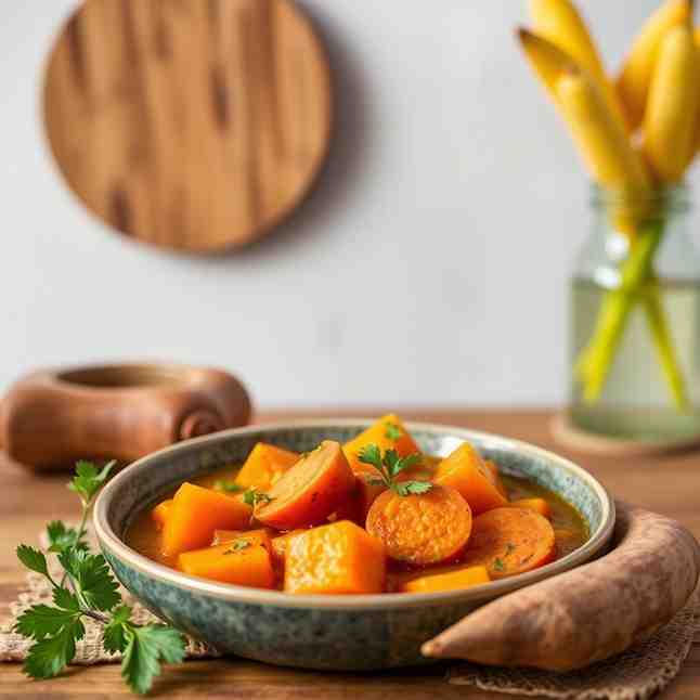 Sancocho Canario - Easy Main Dish Recipe with Sweet Potatoes